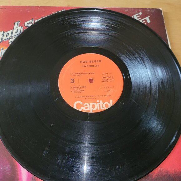 BOB SEGER Live Bullet Double LP Vinyl 1976 Capitol Records SKBB-11523 Rock LP6 - Picture 11 of 16
